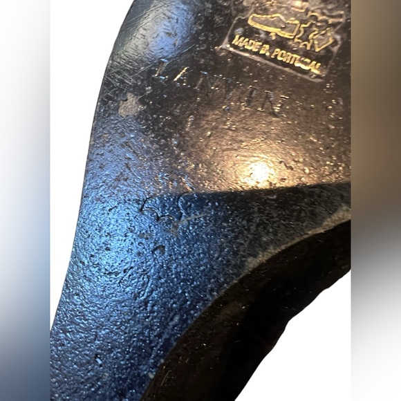 Lanvin Suede Knee Length Wedge Boots - Picture 7 of 7